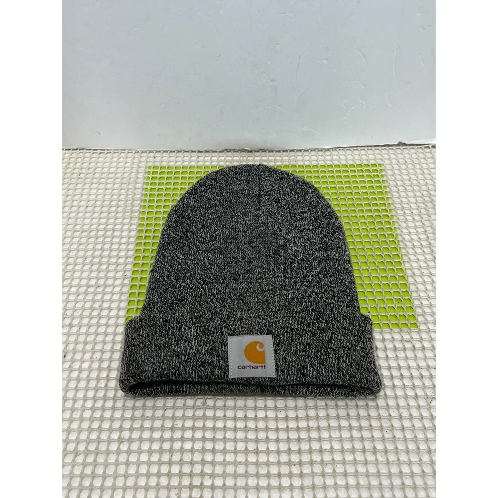 Carhartt A18 Acrylic Watch Hat Beanie Charcoal Heather Gray Marl Knit OSFM